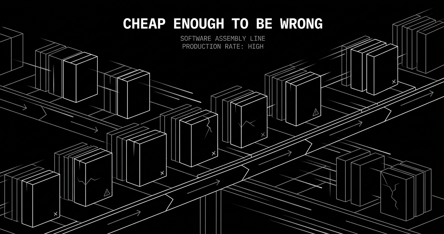 cheap enough to be wrong